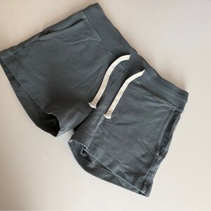 American Giant Slate Gray Drawstring Women’s Shorts
